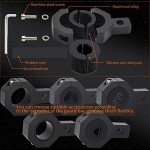 LED Light Mounting Bracket Clamp Kit for ATVs