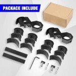 2-Pack Quick-Release Rubber Clamp for ATVs