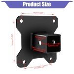 Heavy Duty 2-Inch Hitch Receiver for Polaris RZR
