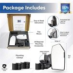 Bevel Engineering UTV Rear View Mirror Kit (2 Pack)