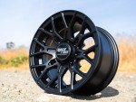 RockTrix 14" ATV Wheels Rims Matte Black - Set of 4