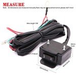 12V Winch Rocker Thumb Switch with Bracket