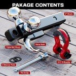Ayleid Tri-Ball Trailer Hitch with Tow Hook