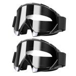 ATV & Dirt Bike Goggles - 2-Pack Safety Set
