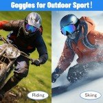 ATV & Dirt Bike Goggles - 2-Pack Safety Set