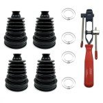 Universal CV Boot Kit for ATVs - Thick Silicone