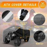 Heavy Duty Waterproof ATV Cover for 78" Models