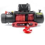 RUGCEL 13500lb Waterproof Electric Winch with Rope