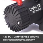 RUGCEL 13500lb Waterproof Electric Winch with Rope