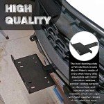 Universal 2" Winch Hitch Mounting Plate for ATVs