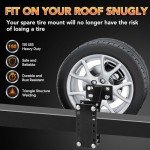 Spare Tire Carrier for Trailers and Boats