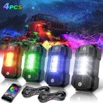 Bluetooth RGBW Rock Lights for ATV & Trucks