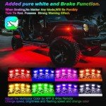 Bluetooth RGBW Rock Lights for ATV & Trucks