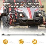 Newsmarts 310mm ATV Tie Rod & Ball Joint Kit