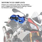 Universal Heavy Duty ATV Handlebar Lock (Blue)