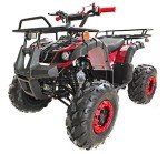 125cc ATV with Reverse, LED Lights & Wide Tires