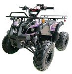 125cc ATV with Reverse, LED Lights & Wide Tires