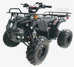 125cc ATV with Reverse, LED Lights & Wide Tires