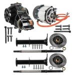 TDPRO 40" Rear Axle Assembly Kit with Motor