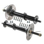 TDPRO 40" Rear Axle Assembly Kit with Motor