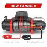 X-BULL 13500 lb Electric Winch with Remote