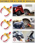 Heavy-Duty Universal Wheel Lock for ATV Security