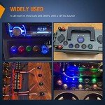 Nilight 12pcs LED Rocker Switch Set for Vehicles