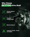 SCITOO Rear Driveshaft Assembly for Ford Explorer
