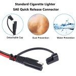 SAE Battery Charger Cable with Switch and LED Light