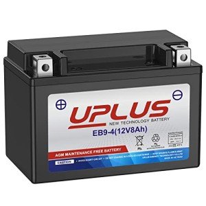 UPLUS YTX9-BS Sealed AGM Battery for ATV/Scooter