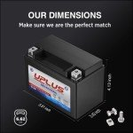 UPLUS YTX9-BS Sealed AGM Battery for ATV/Scooter