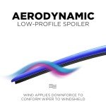 Clix 22" Blue All-Weather Wiper Blade Set