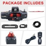 RUGCEL 13500lb Waterproof Electric Winch with Remote