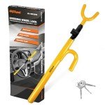 Universal Steel Steering Wheel Lock with 3 Keys