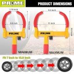Heavy-Duty Universal Trailer Wheel Lock Clamp