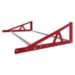 Adjustable Wall-Mount Tire Rack for Garage