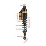 Adjustable 14" Rear Shock Absorbers for ATVs and Bikes