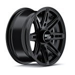 RockTrix RT103 14" Matte Black ATV Wheels - Set of 4