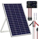 30W Solar Panel Kit with 10A Controller & Mount