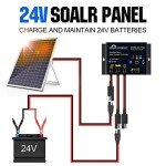 30W Solar Panel Kit with 10A Controller & Mount