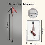 30W Solar Panel Kit with 10A Controller & Mount