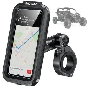 ATV Waterproof Phone Mount with Aluminum Clamp