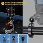 ATV Waterproof Phone Mount with Aluminum Clamp