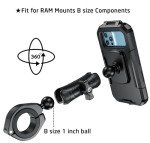 ATV Waterproof Phone Mount with Aluminum Clamp