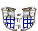 Yamaha Raptor 700 Propeg Nerf Bars - Silver/Blue