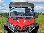 SuperATV 3-in-1 Flip Windshield for CFMOTO ZForce