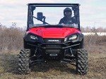 SuperATV Heavy Duty Full Windshield for Honda Pioneer