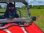 SuperATV 3-in-1 Flip Windshield for CFMOTO ZForce