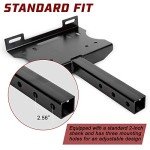 Universal 2" Receiver Winch Mount for ATV/UTV