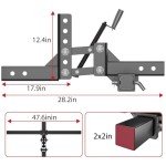 ATV/UTV Manual Implement Lift with Adjustable Height